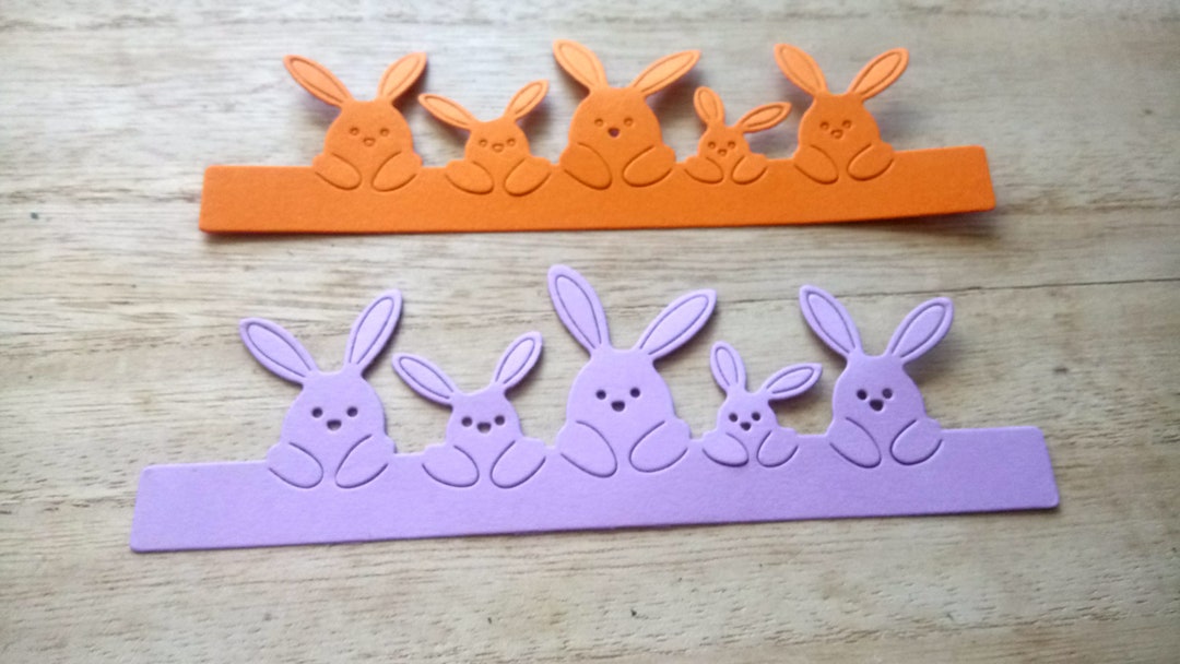 Rabbit Border Die-cuts-220g-card Decoration-cardboard Scrapbooking ...