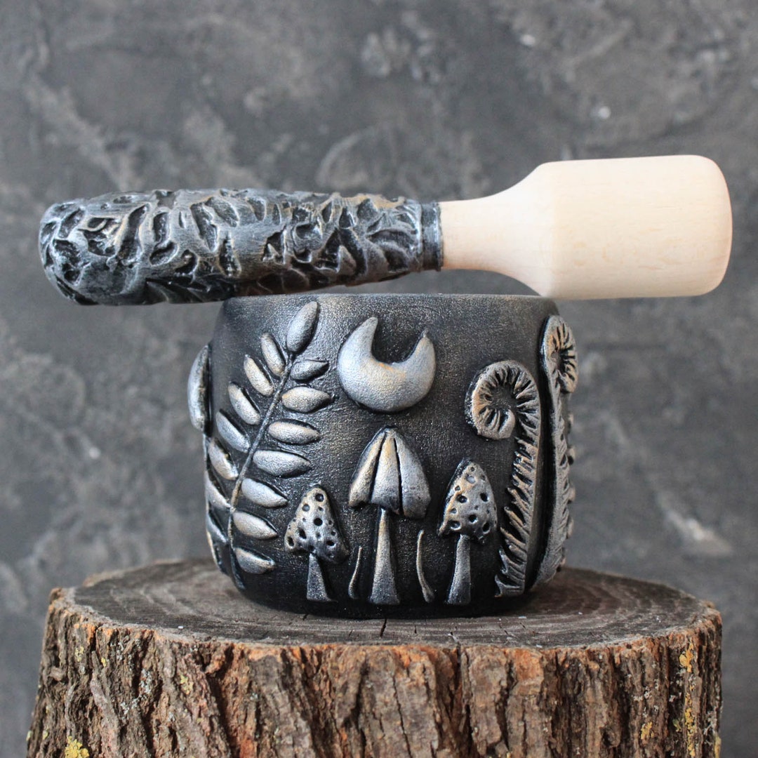 Mushroom Mortar and Pestle Etsy