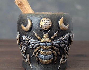 Bee witch mortar and pestle