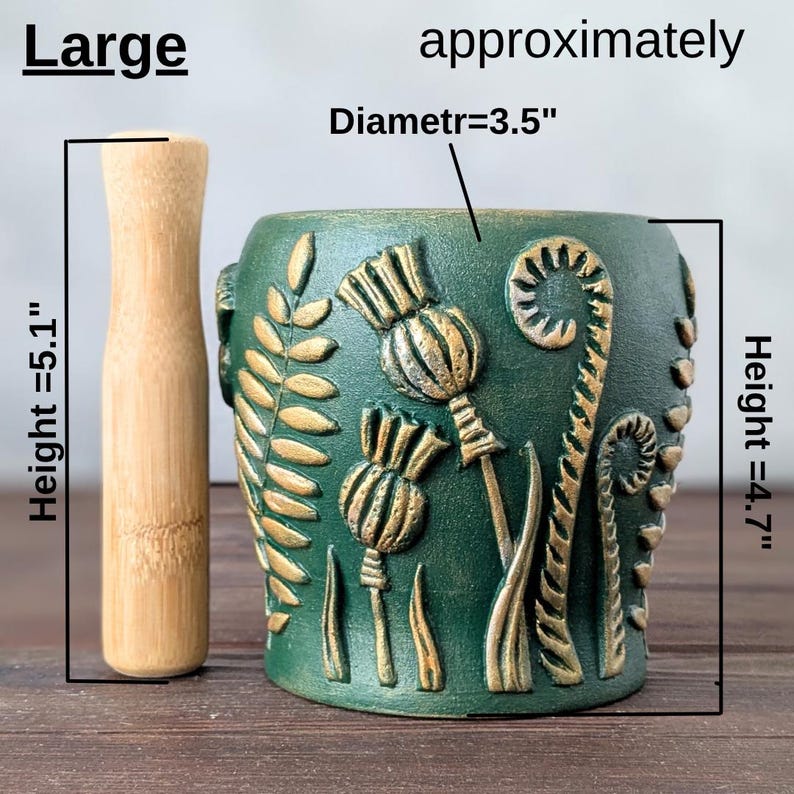 VladiaArt Mortar and Pestle - Thumbnail 2