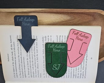 Leather Pointer Bookmark | Personalised Arrow bookmark | Gift for Book Lover