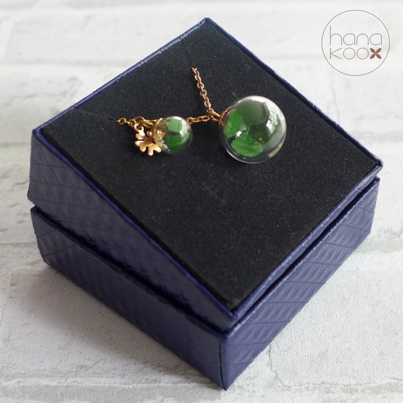 Real Shamrock Ros\u00e9 gold duo-chain-Stainless steel