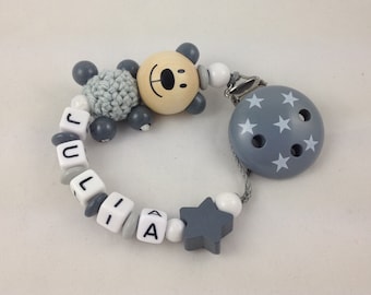 Pacifier chain Bear