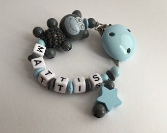 pacifier necklace monkey