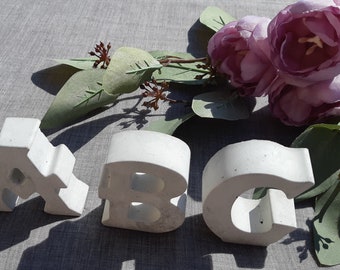 buchstaben aus ton etsy