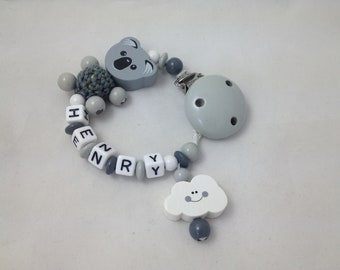 Koala pacifier chain