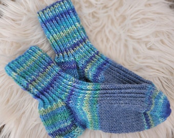 Wollsocken, Socken, Wandersocken, Kindersocken Größe 31/32