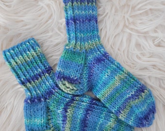 Wollsocken, Socken, Wandersocken, Kindersocken Größe 25/26