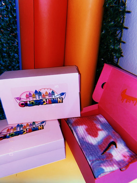 Mini Colorschemin Shoebox Sockbox For Nike Socks Etsy Mini Colorschemin Shoebox Sockbox For Nike Socks Etsy