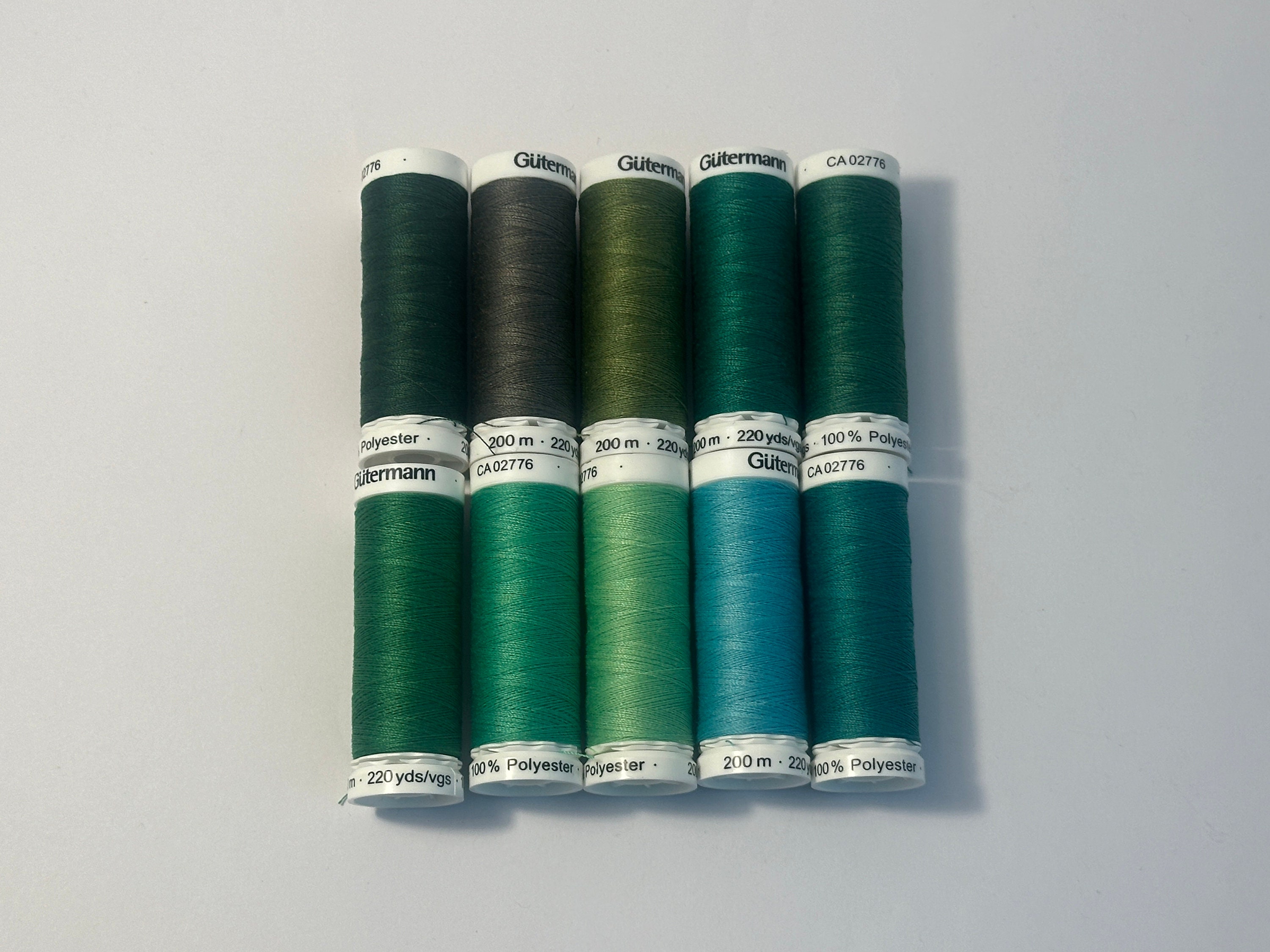 2.25Euro/100g - Sewing thread Gütermann All-purpose 10 x 200 m - Set 9