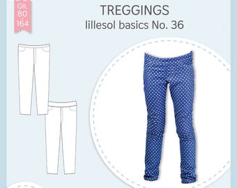 Paper pattern lillesol and pelle - Children's No.36 Treggings