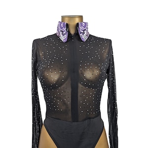 Midnight Shimmer - Western Show Shirt