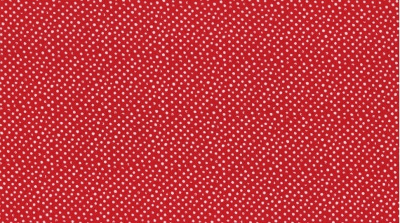 Patchworkstoff Dear Stella dots verschiedenen Farben Baumwollstoff Navy, Scarlet Patchwork Nähen Quilten scarlet/ rot