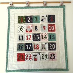 Adventskalender "Merrymaking" Gingiber Stoffpanel Kalender zum selbst nähen Patchwork