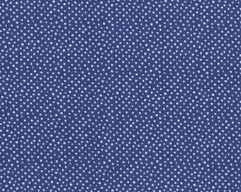 Stoff Dear Stella dots verschiedenen Farben Baumwollstoff Navy, Scarlet (rot) Patchwork Nähen Quilten