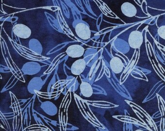 Patchworkstoff Islandbatik 6/863 Batikstoff blau reine Baumwolle Patchwork Nähen Quilten