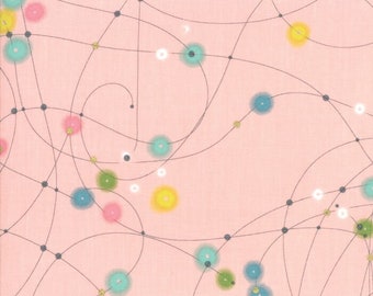 Patchworkstoff "Day in Paris" Watercolor Dots in rosa von Moda Zen Chic für Patchwork, Nähen, Quilten und mehr