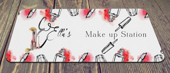 Personalised Makeup Mat Dressing Table Mat Beauty Care Mat
