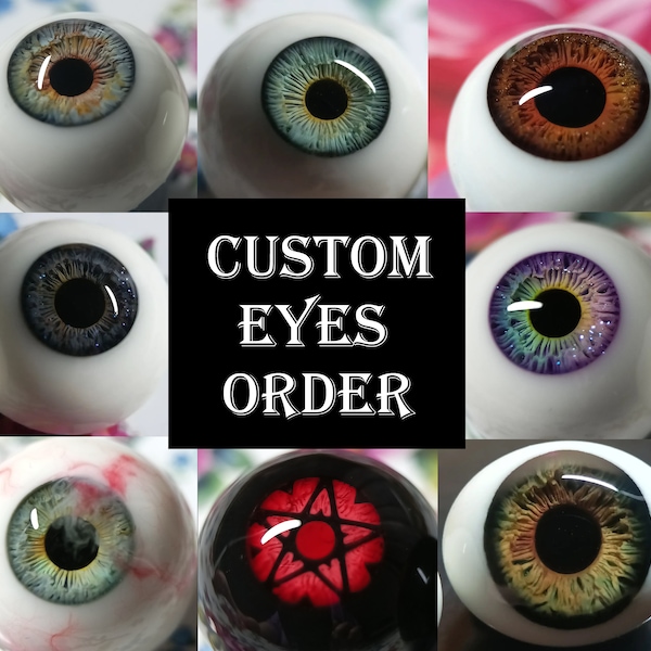 Custom BJD Eyes Steckplatz / 1 Steckplatz = 1 Paar