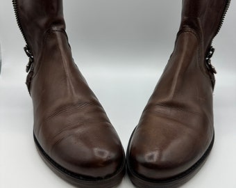 Bottines en cuir véritable marque Maripé chaussures en cuir pour femmes de haute qualité Made in Italy