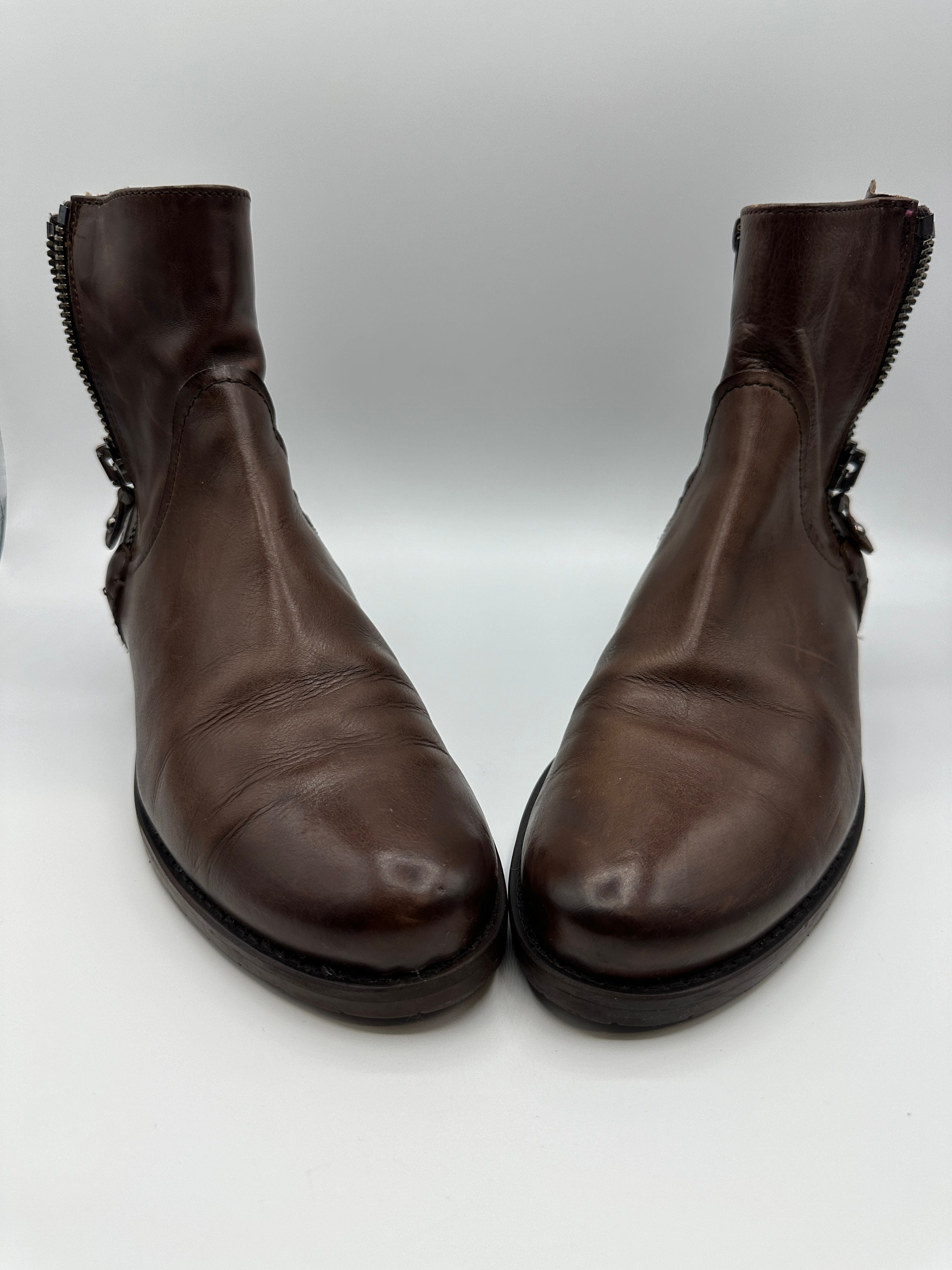 Palado Zalando Boots Damen Beige Leggings Lederoptik Leggins