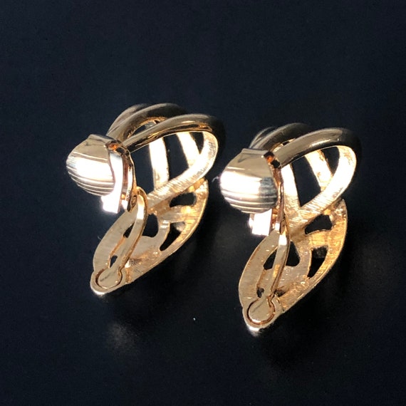 Glass Beads Rhinestone Earrings Elegant and Beaut… - image 9
