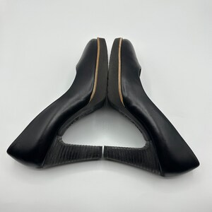 Paul Green Nicki Pump Black Leather Etsy