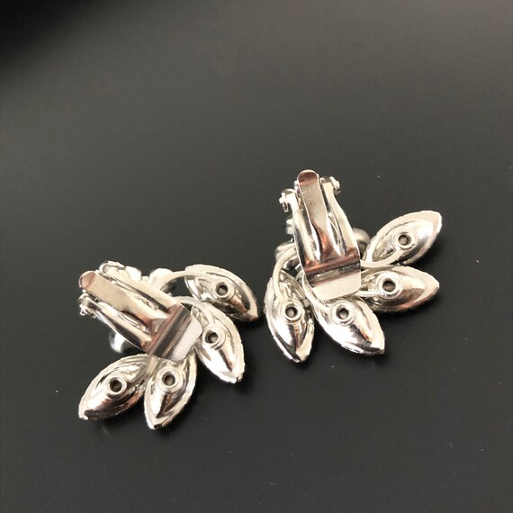 Glamor bridal clip earrings Fantastically beautif… - image 3