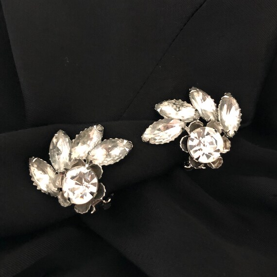 Glamor bridal clip earrings Fantastically beautif… - image 5