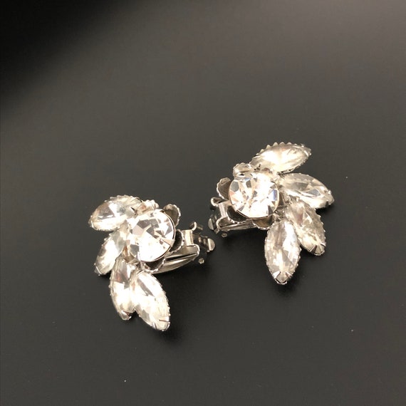 Glamor bridal clip earrings Fantastically beautif… - image 2