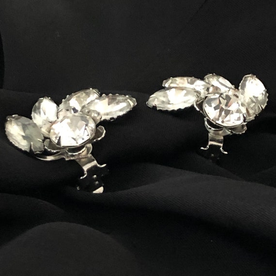 Glamor bridal clip earrings Fantastically beautif… - image 7