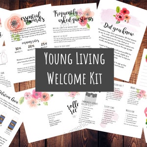 Kit di benvenuto di giovani che vivono - personalizzato 11 file per la stampa, acquerello