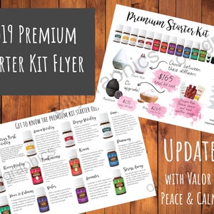 2019 Young Living Premium Starter Kit Flyer Compliant, Personalized Young Living Flyer 4x6 image 1