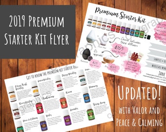 2019 Young Living Premium Starter Kit Flyer - Compliant, Personalized Young Living Flyer 4x6