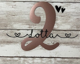 Personalized birthday iron-on transfer