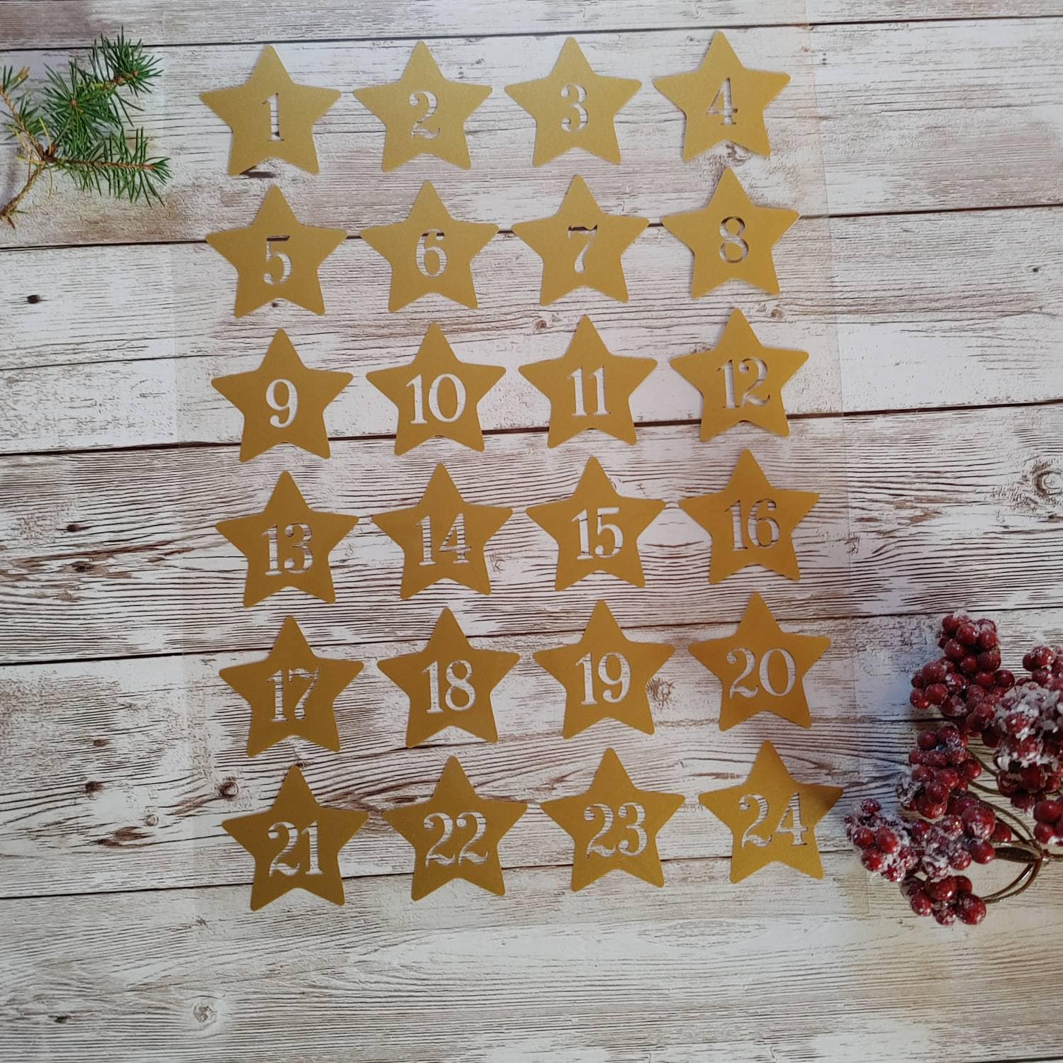 Numbers Advent calendar to iron on ironing numbers 124 Etsy