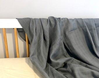 Charcoal baby swaddle