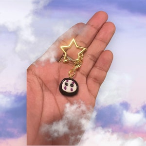 No Face【Studio Ghibli】| Spirited away No Face Charm | No Face Keychain | Ghibli Keychain | Kawaii No Face Keychain |