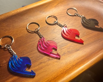 Guild Insignia【Fairytail】| Keychain | Cosplay | Red Emblem | Guild Tattoo | Natsu