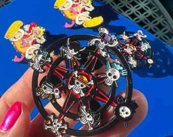 One Piece 'Gura Gura no Mi  Devil Fruit' Enamel Pin - Distinct Pins