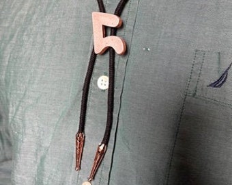 Squiggle Bolo Tie