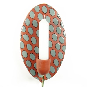 Sage Green Oval Sconce