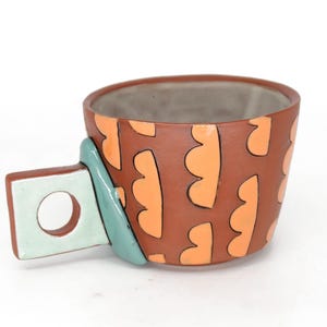 Orange Pattern Mug