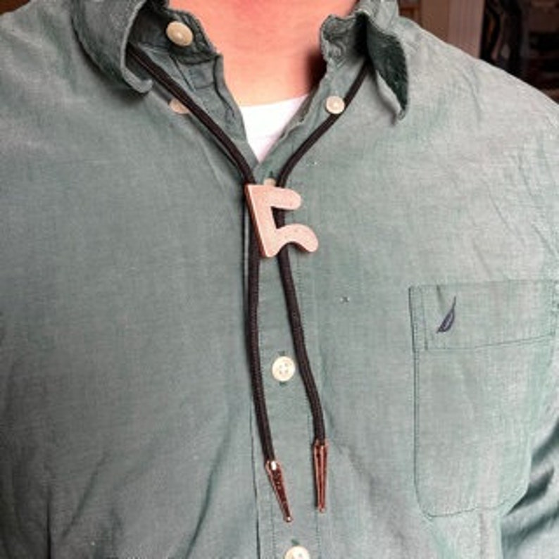 Squiggle Bolo Tie