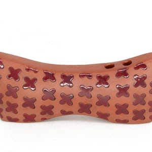 Maroon Xs Vase