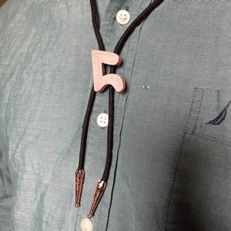 Squiggle Bolo Tie