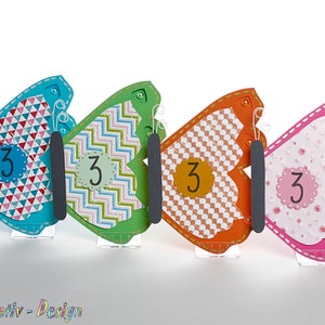 Schmetterlings - Einladung, Geburtstag, Kindergeburtstag, Mädchen, Junge, Schmetterling , Einladungen