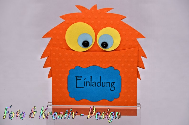 Monster, Einladung, Kindergeburtstag, Geburtstag, Monstereinladung, Junge, Jungs, Mädchen, Einladungen imagen 2