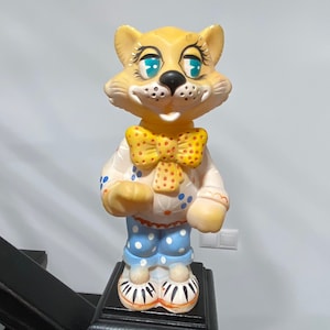 Very rare USSR soviet rubber Leopold, soviet rubber toy, vintage toy, USSR toy, cat Leopold, USSR cat, soviet cat, rubber cat, retro cat.