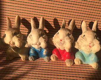 Rubber toy foxSoviet rubber toy foxHand painted toyVintage animal toyBath toyGift for a boy girlCollectibles toygift for kidsussr